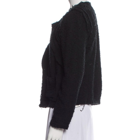 IRO Black Fringe Luxurious Black Jacket - Picture 2 of 13